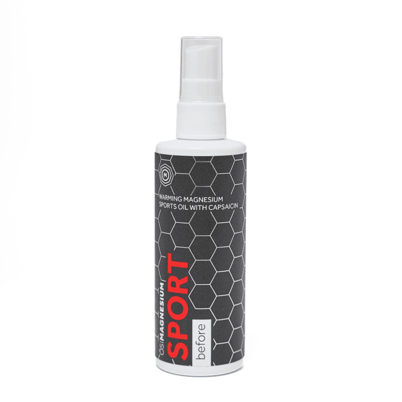OSIMAGNESIUM-SPORT BEFORE – Spray cu magneziu pentru încălzire - ÎNAINTE DE SPORT - 125 ml