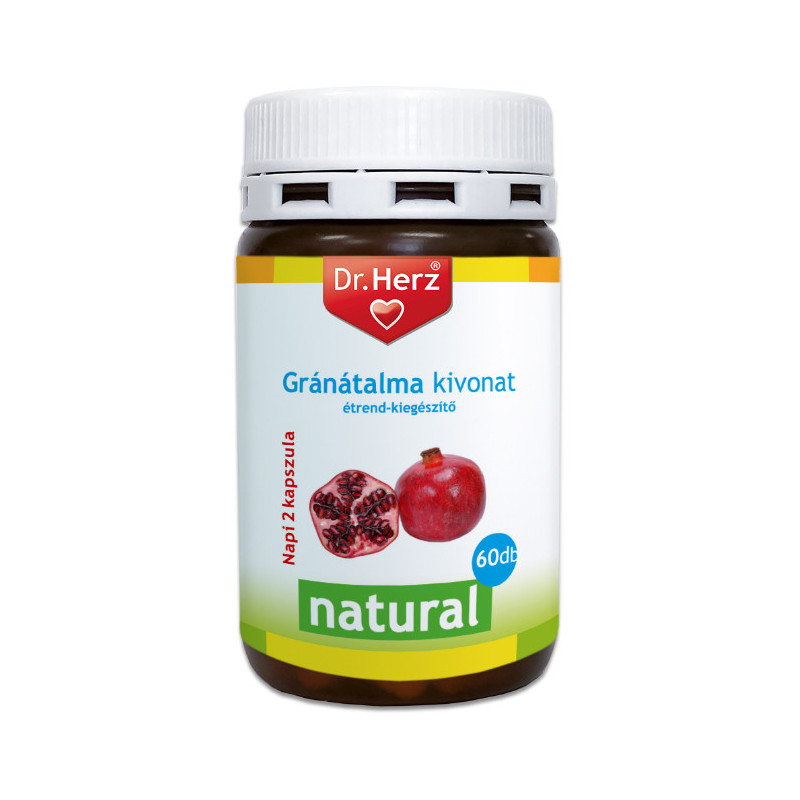 Dr. Herz Gránátalma Kivonat 500mg -60 db kapszula