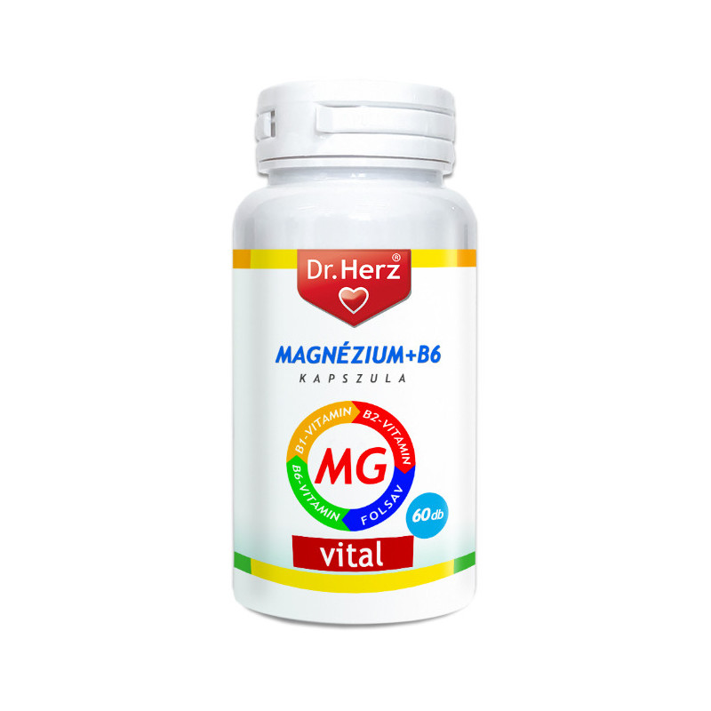 Dr. Herz Magnézium+B6 60 db kapszula