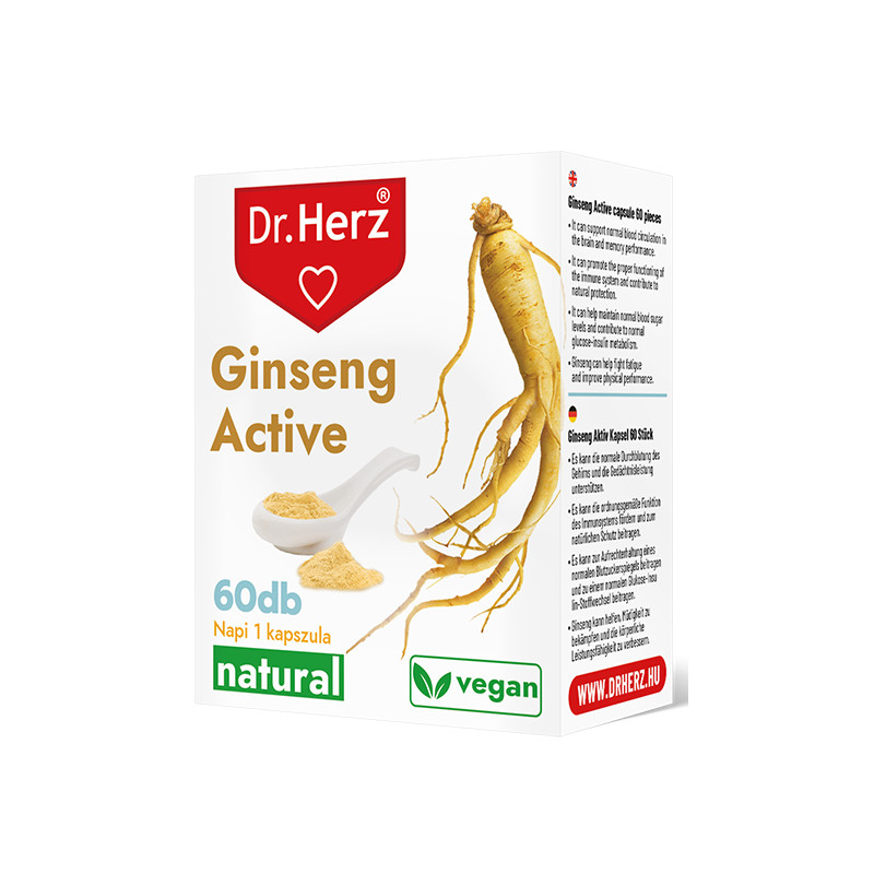 Dr. Herz Ginseng Active – 60db. kapszula