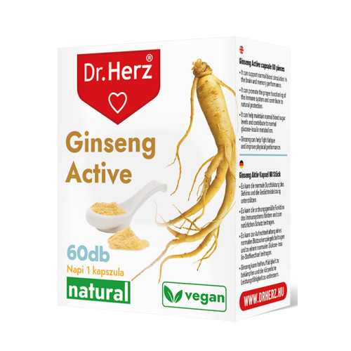 Dr. Herz Ginseng Active – 60db. kapszula