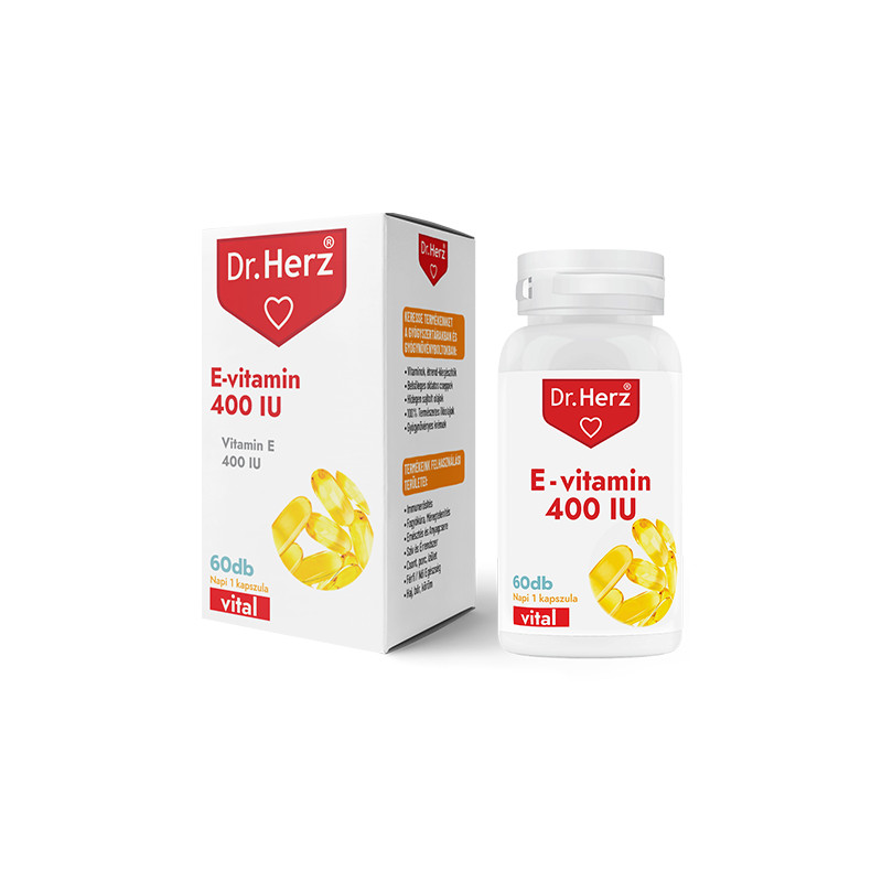 Dr. Herz E-vitamin 400IU -60db. lágyzselatin kapszula