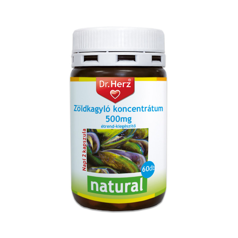 Dr. Herz Zöldkagyló Kivonat 500mg -60db. kapszula