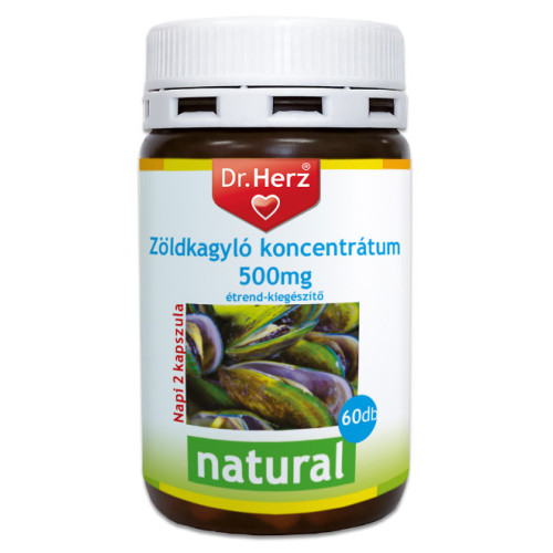Dr. Herz Zöldkagyló Kivonat 500mg -60db. kapszula