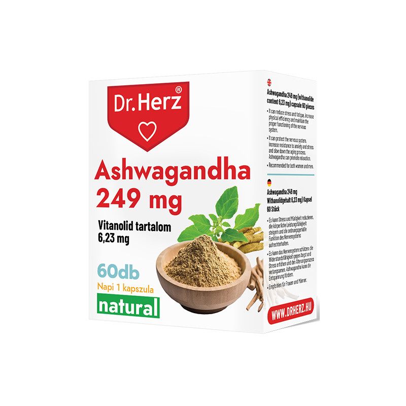DR Herz Ashwagandha 249 mg capsule -60buc.