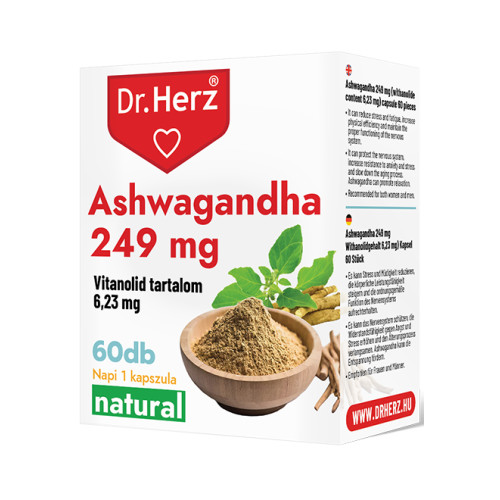 DR Herz Ashwagandha 249 mg kapszula -60db.