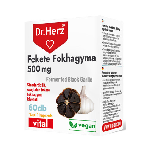 DR Herz Fekete Fokhagyma- 60db kapszula