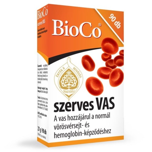 BioCo szerves vas 14 mg x 90 db