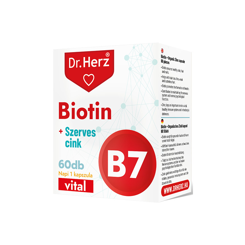 DR Herz Biotină + Zinc Organic capsule -60buc.