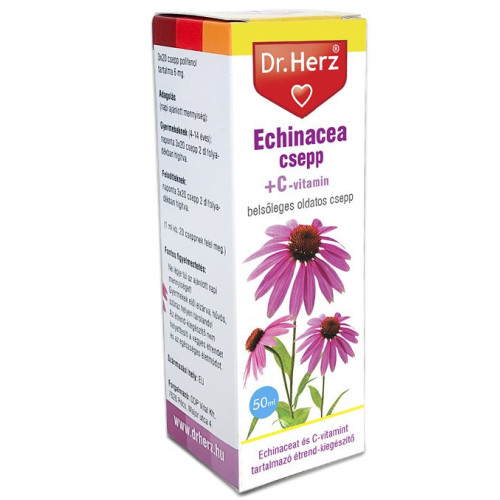 Dr. Herz Picături de Echinacea cu Vitamina C –50ml