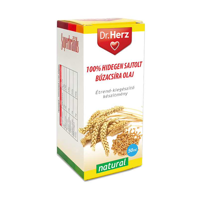 Dr. Herz Búzacsíra olaj 100% hidegen sajtolt -50ml