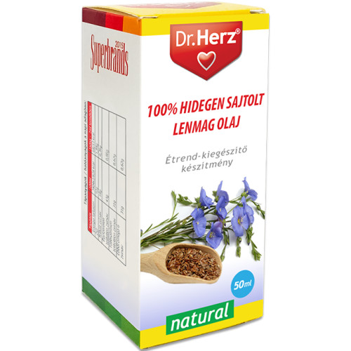 Dr. Herz Lenmag olaj 100% hidegen sajtolt -50ml
