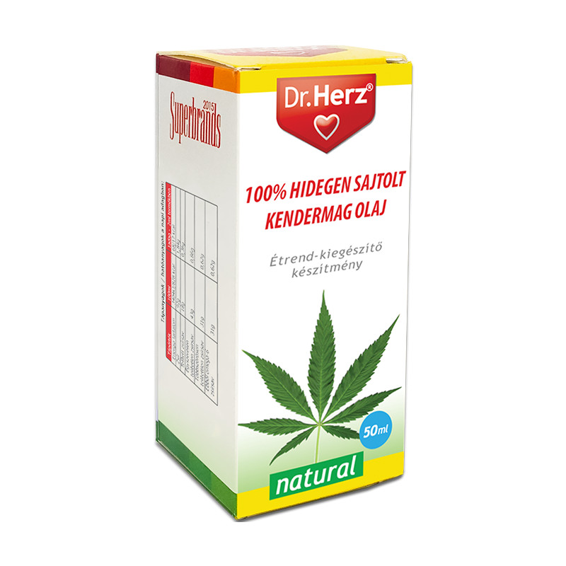 Dr. Herz Ulei de Semințe de Cânepă 100% Presat la Rece –50ml