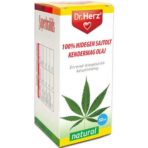 Dr. Herz Ulei de Semințe de Cânepă 100% Presat la Rece –50ml