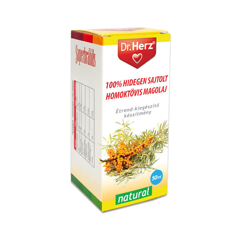 Dr. Herz Ulei de Semințe de Cătină 100% Presat la Rece –50ml