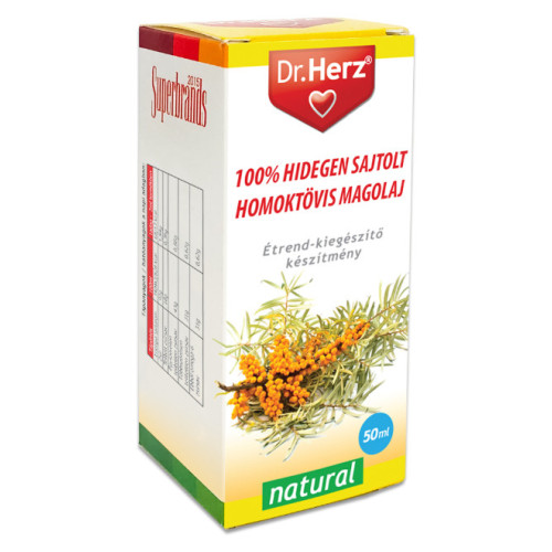 Dr. Herz Ulei de Semințe de Cătină 100% Presat la Rece –50ml
