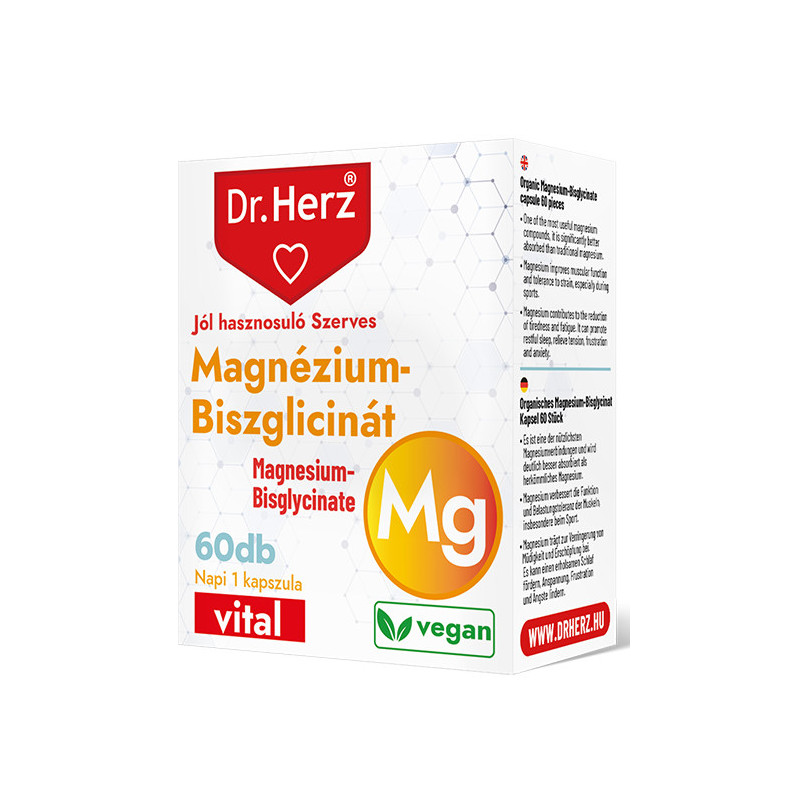 Dr. Herz Magneziu-Bisglicinat –60capsule