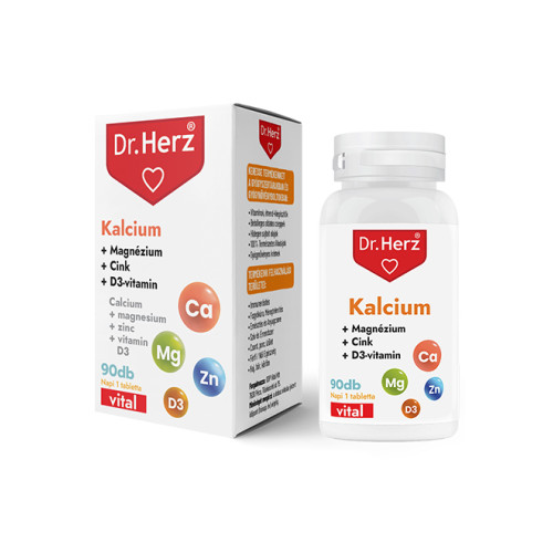 Dr. Herz Calciu + Magneziu + Zinc + D3 -90capsule