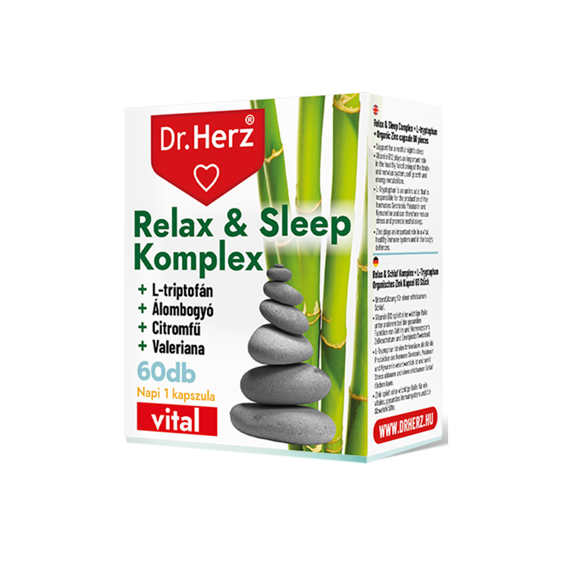 Dr. Herz Relax & Sleep Komplex -60kapszula