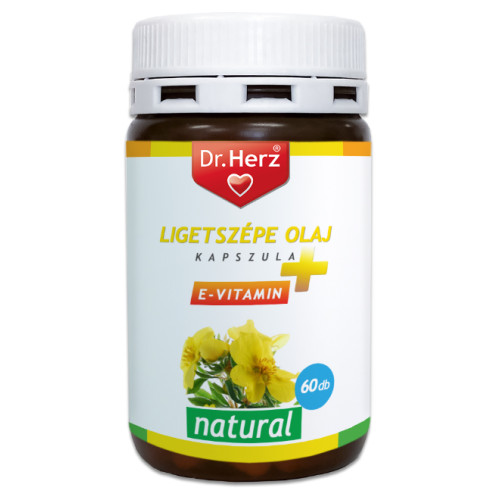 Dr. Herz Ligetszépe olaj + E-vitamin kapszula -60db