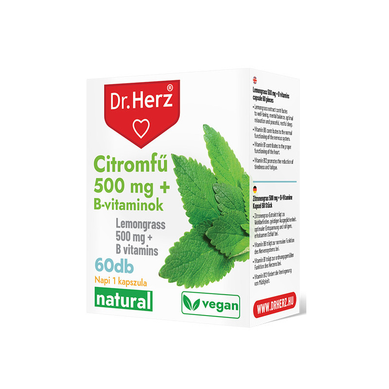 Dr. Herz Roiniță 500 mg + Vitamine B –60capsule