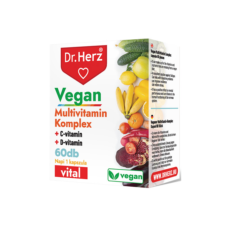 Dr. Herz Complex Multivitamine VEGAN –60capsule
