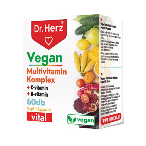 Dr. Herz Vegan Multivitamin komplex -60kapszula
