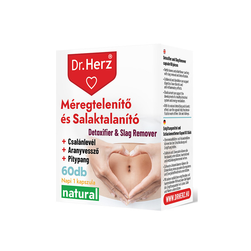 DR Herz Méregtelenítő és Salaktalanító -60kapszula