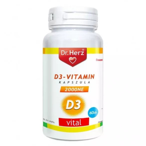Dr. Herz Vitamina D3 2000 UI –60capsule