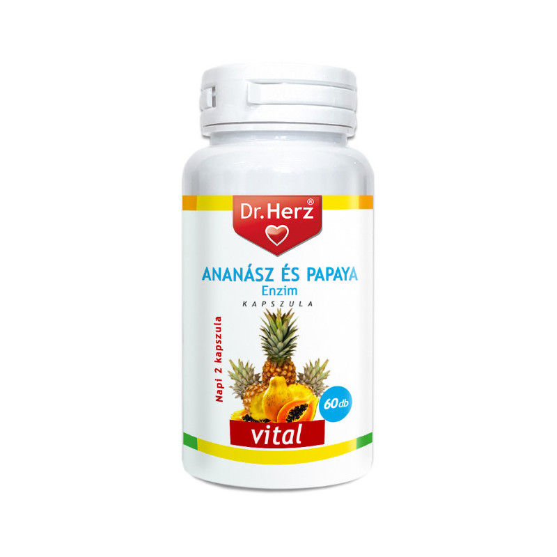 Dr. Herz Enzime Ananas-Papaya –60capsule