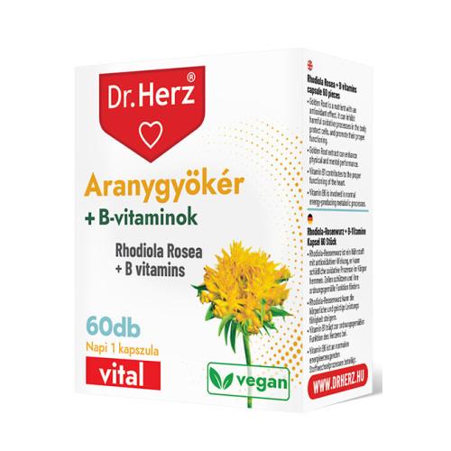 DR Herz Aranygyökér + B-vitaminok -60kapszula