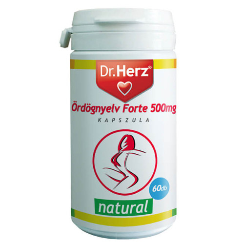 Dr. Herz Glücomannán “Ördögnyelv” Forte 500 mg -60kapszula