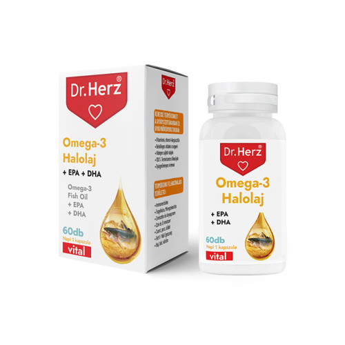 Dr. Herz Omega-3 Halolaj 1000mg -60kapszula