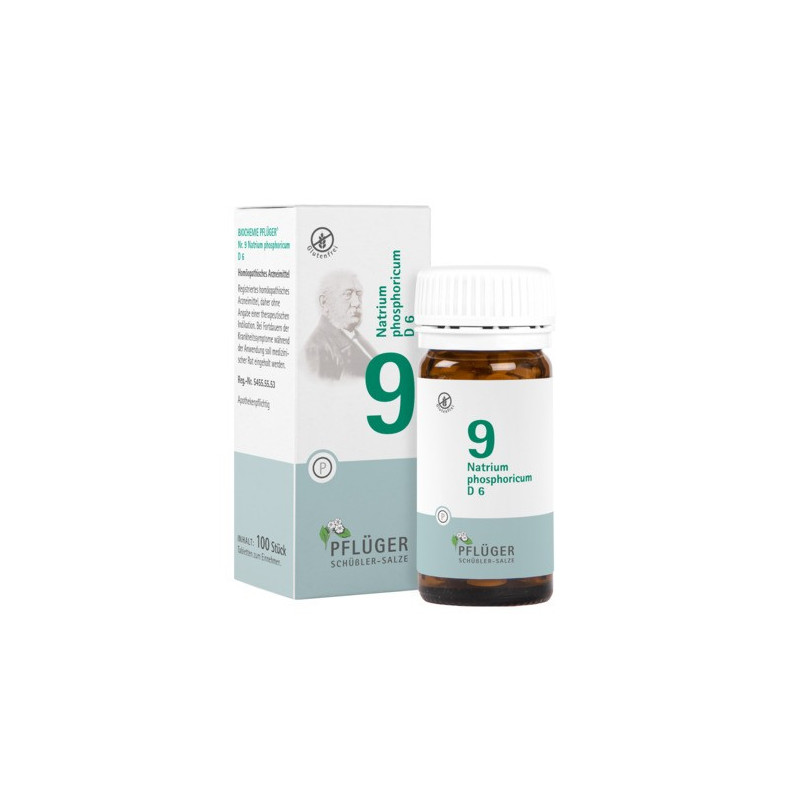 Pflüger 100 TABLETTA -NR.9 NÁTRIUM PHOSPHORICUM D6