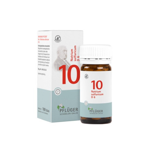 Pflüger 100 CPR. - NR.10 NATRIUM SULFURICUM D6