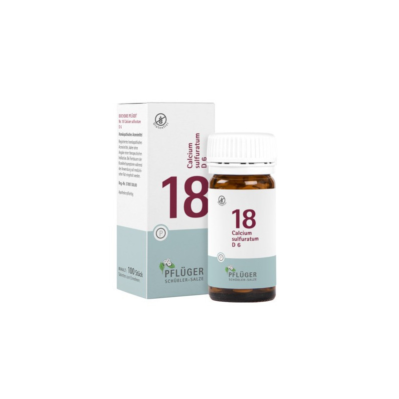 Pflüger 100 CPR - NR.18 - Calcium sulfuratum D6