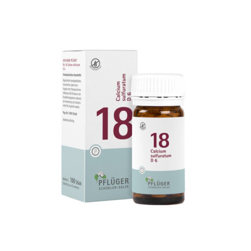 Pflüger 100 CPR - NR.18 - Calcium sulfuratum D6