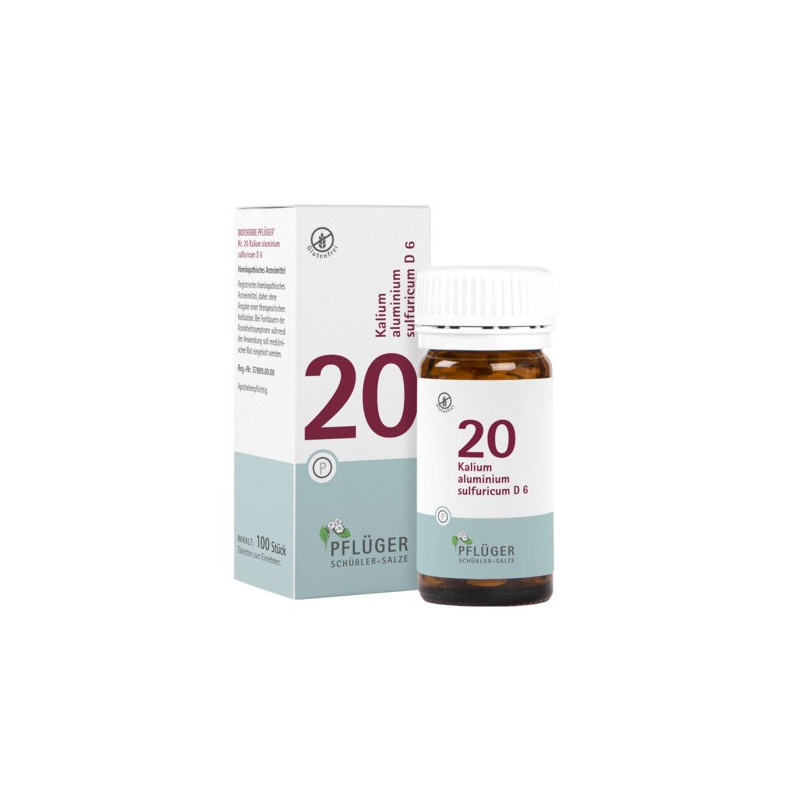 Pflüger 100 CPR - NR.20 Kalium aluminium sulfuricum D6