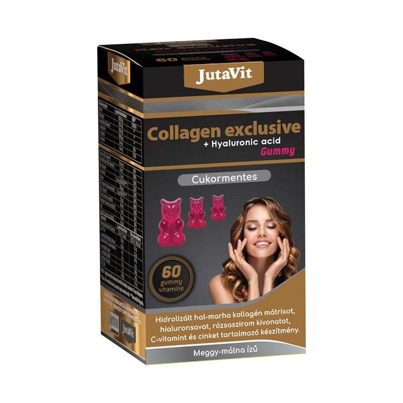 JutaVit COLLAGEN EXCLUSIVE FARA ZAHAR 60 VITAMINE GUMATE