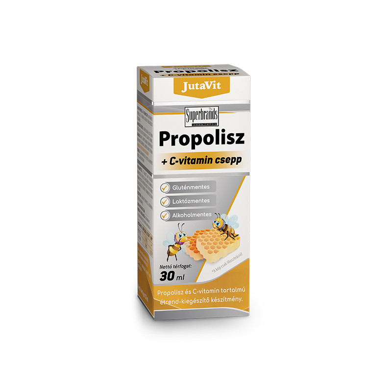 JutaVit picături de propolis + vitamina C 30 ml