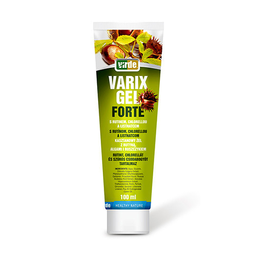 Virde Varix gel forte Conține rutin, chlorella și ghimpe 100 ml