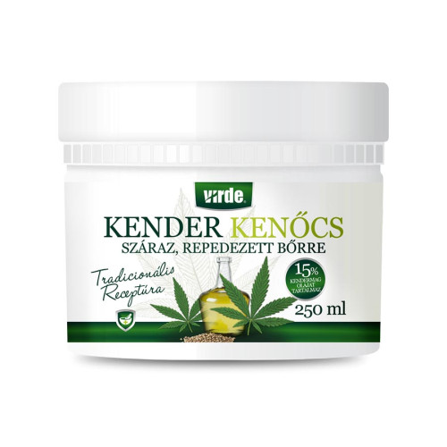 VIRDE UNGUENT DE CANEPA 250 ML PENTRU PIELEA USCATĂ, CRĂPATĂ