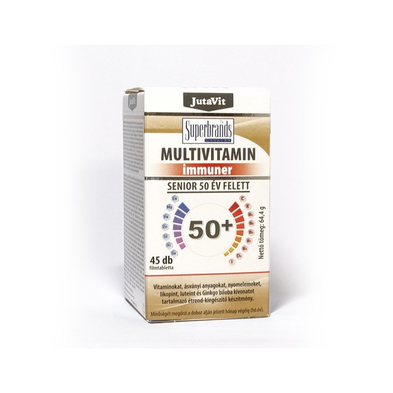 JUTAVIT Multivitamin Senior 50+ 45 tablete/cutie