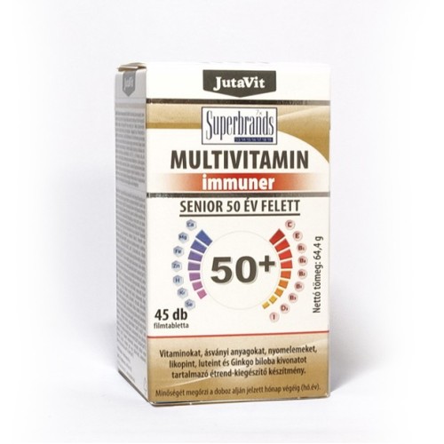 JUTAVIT Multivitamin Senior 50+ 45 tablete/cutie