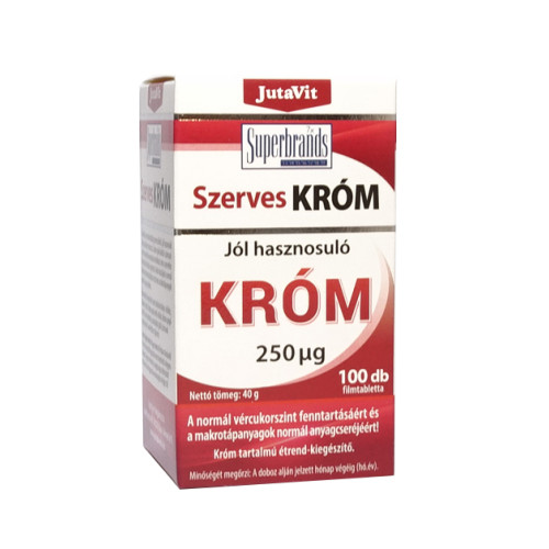 JutaVit Szerves Króm 100 tabletta