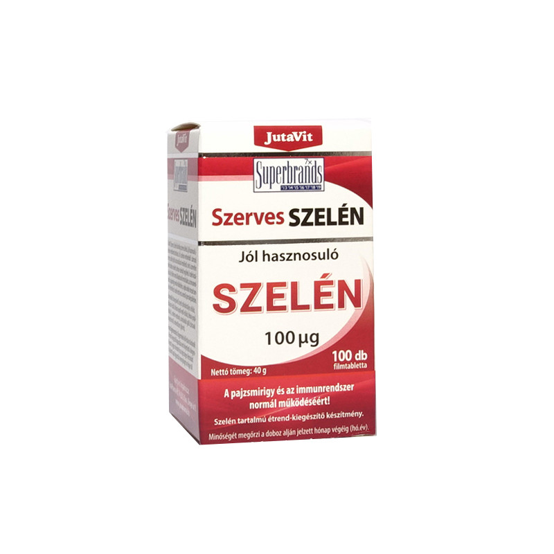 JutaVit Szerves Szelén 100µg 100 tabletta