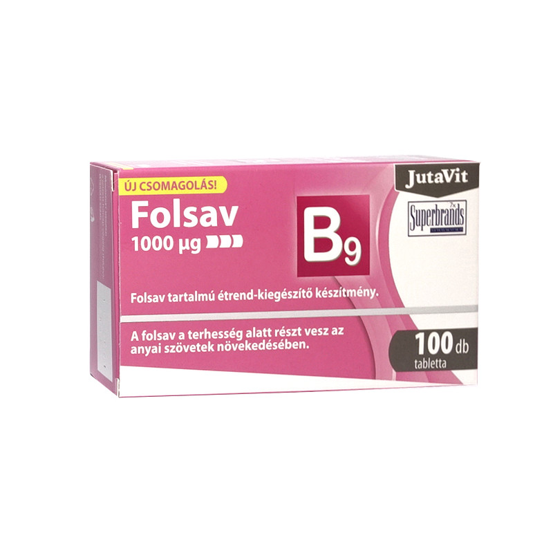 JutaVit Folsav 1000µg 100 tabletta