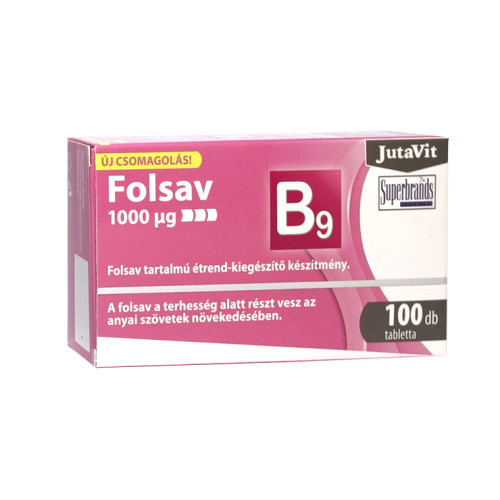 JutaVit Folsav 1000µg 100 tabletta