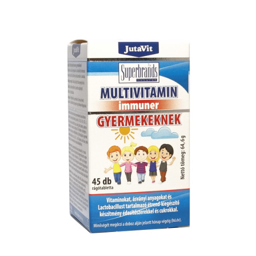 JutaVit Multivitamin Immuner Gyermekeknek 45 rágótabletta