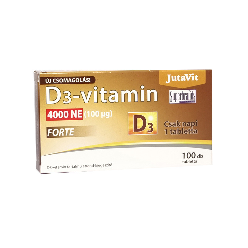 JUTAVIT VITAMINA D3 4000 NE 100 TAB
